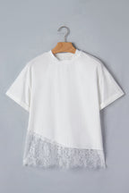 The Lace Affair Ivory Top