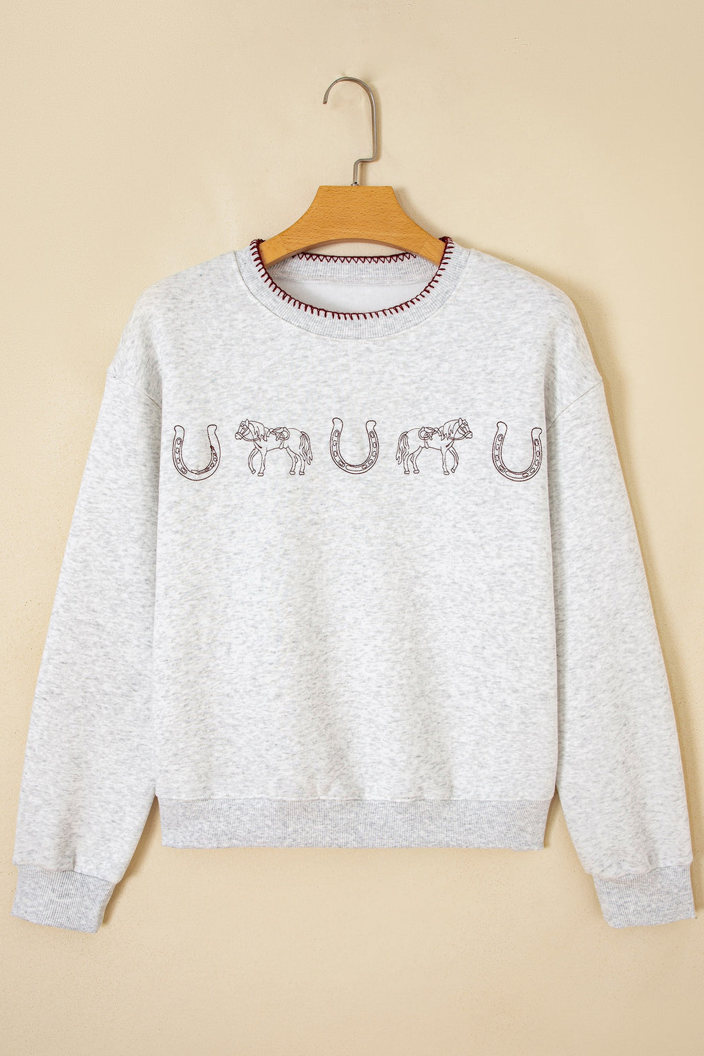 Lucky Charm Horse & Horseshoe Sweatshirt