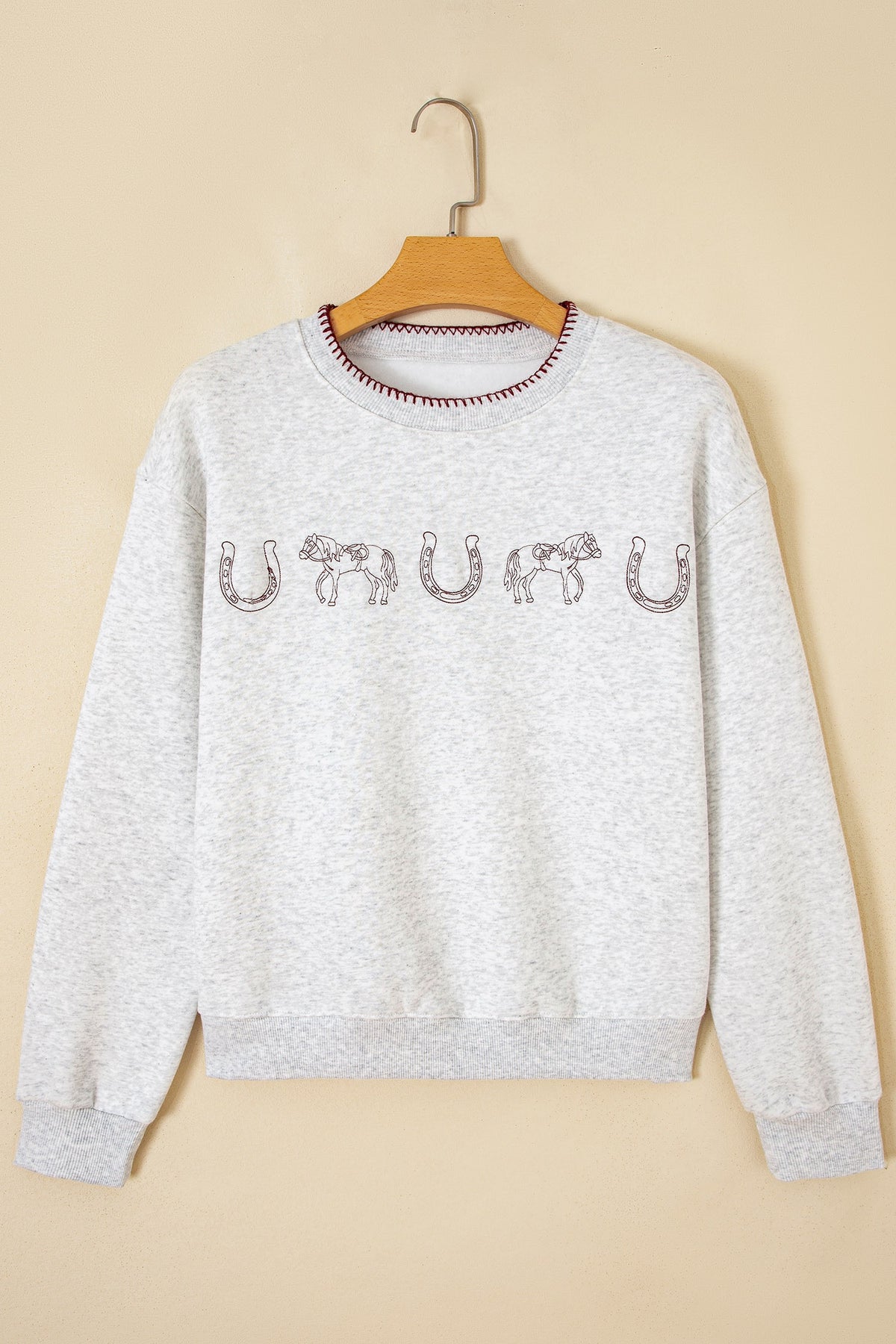 Lucky Charm Horse & Horseshoe Sweatshirt