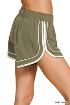 Dusty Olive Game Day Dolphin Shorts