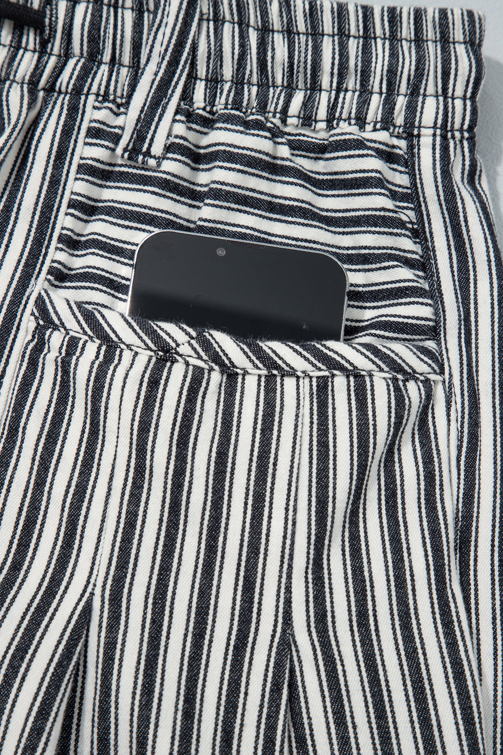 Easygoing Stripes Drawstring Pants