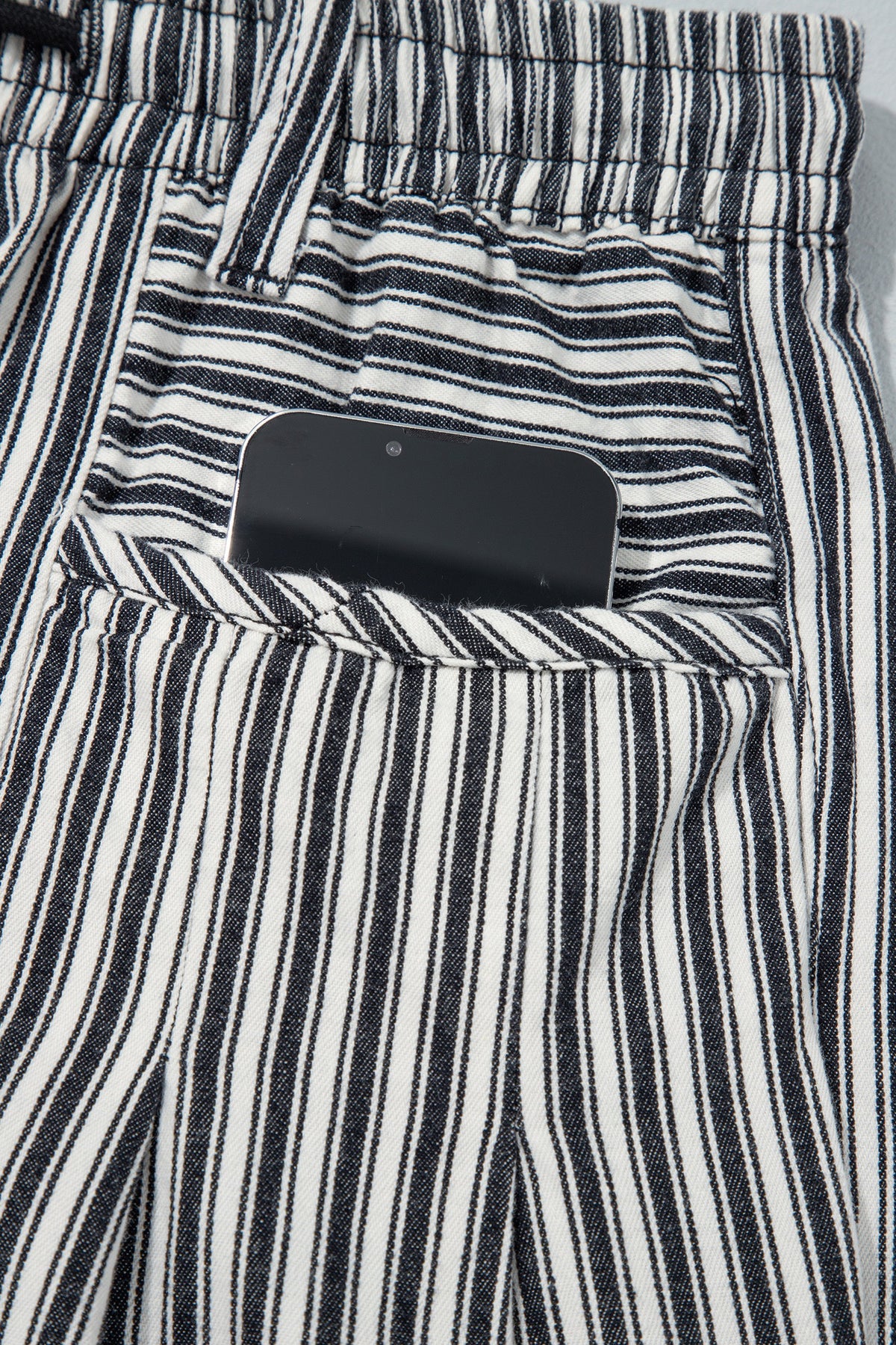 Easygoing Stripes Drawstring Pants