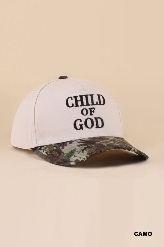 Child of God Camo Brim Hat