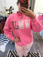 Pretty in Pink WWJD Sweatshirt
