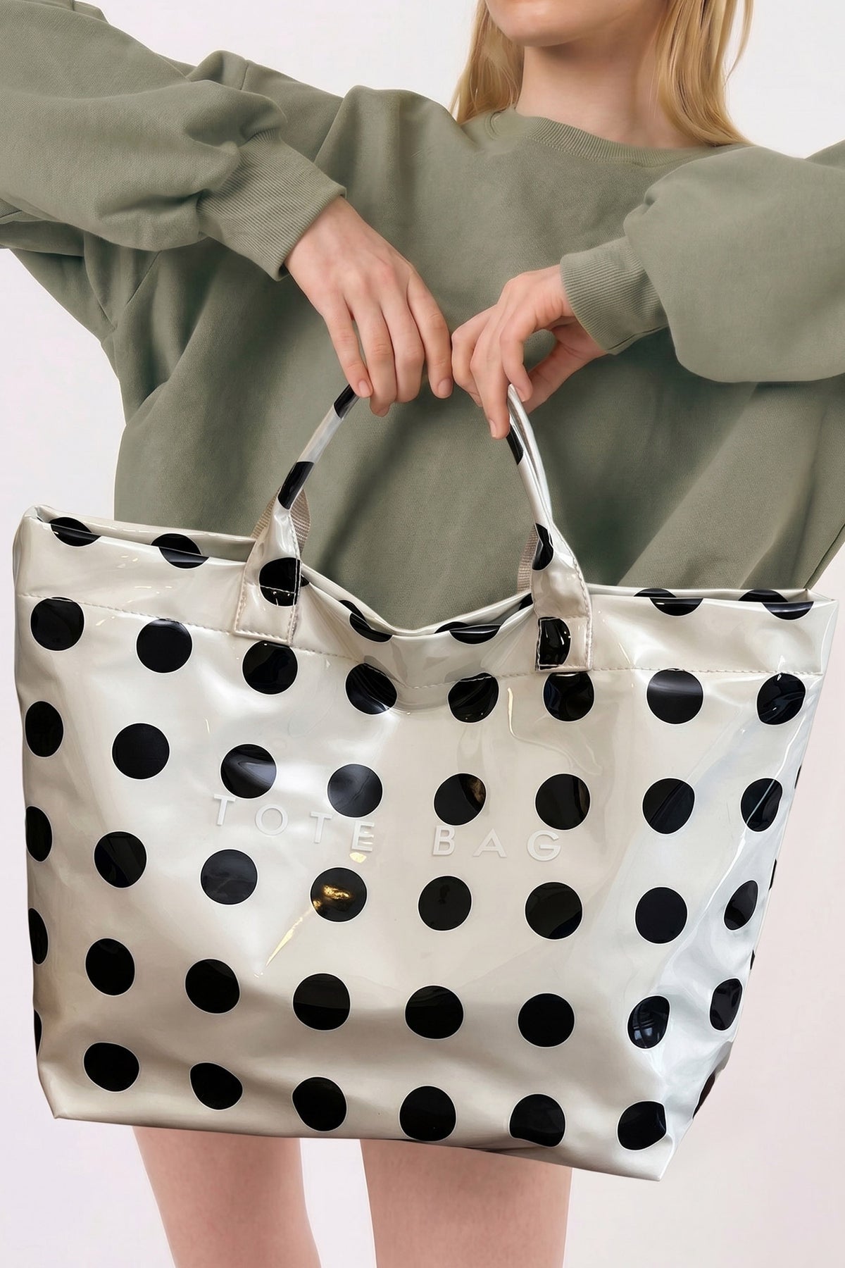 Classic Polka Dot Tote Bag