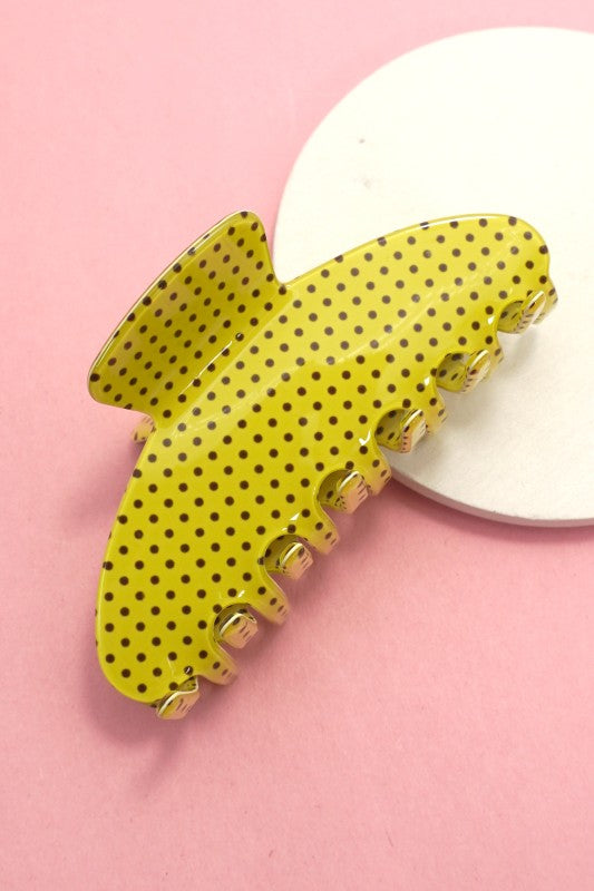 Pretty in Polka Dots Hair Claw Clip