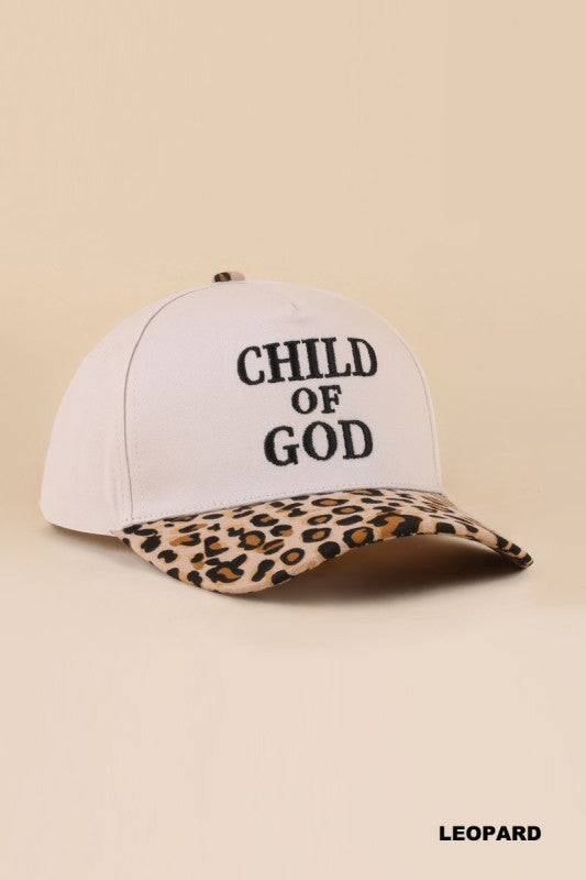 Child of God Leopard Print Hat