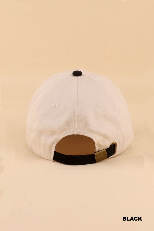 Yappy Hour Two-Tone Canvas Hat