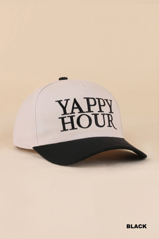 Yappy Hour Two-Tone Canvas Hat
