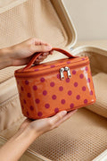 Polka Dot Travel Cosmetic Bag
