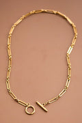 Golden Link Toggle Necklace