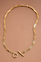 Golden Link Toggle Necklace