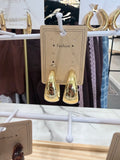Golden Glow Teardrop Hoops